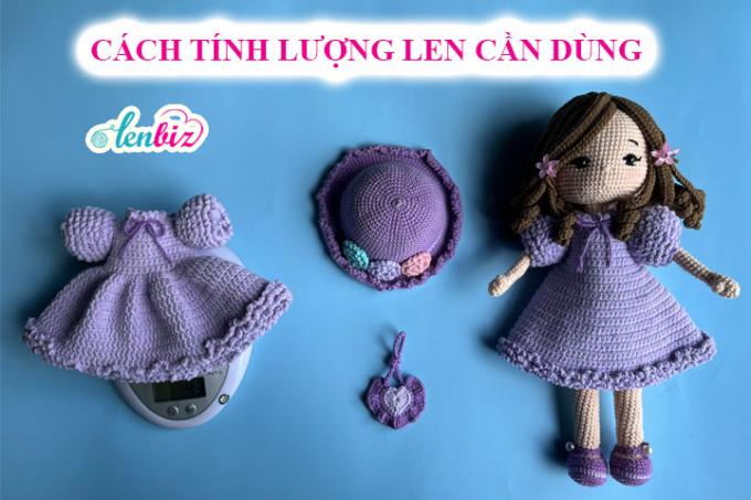 Cách tính số len cần dùng để làm một sản phẩm đan móc len