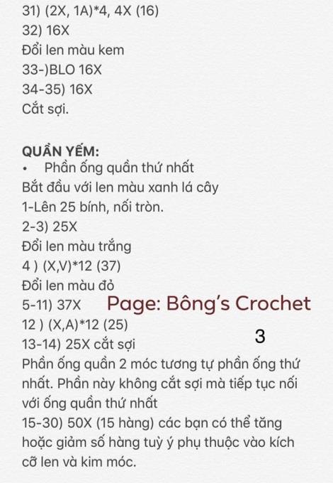 Cái má phính, đôi mắt sâu hút hồn và cái miệng cười dễ thương của bé thỏ dưa hấu - chart free của Betugurumi - thật dễ khiến người ta yêu ngay từ cái nhìn đầu tiên. Chart móc thỏ mặc quần yếm dưa hấu này khá chi tiết nên bạn yên tâm mình sẽ tạo ra một bé thỏ xinh yêu hết nấc cho mà xem! "Ai yêu em thỏ/ Thì làm được thôi!".
