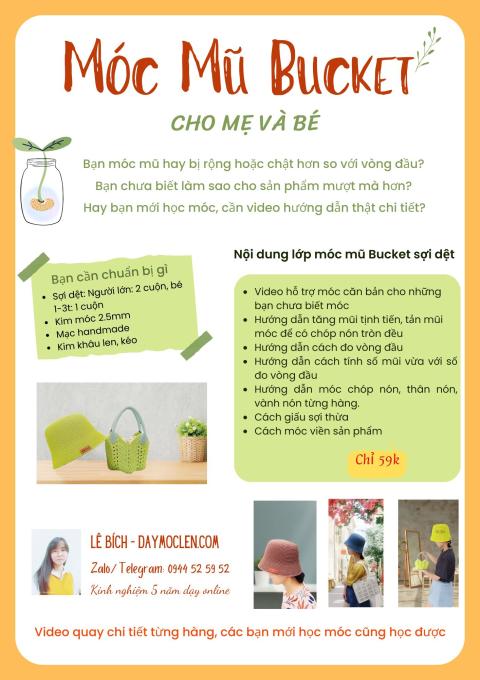 Mỗi người 1 cách làm, 1 phương pháp khác nhau, 1 tệp học viên khác nhau…, bài viết này mình chia sẻ cách làm lớp học móc len online cho những bạn muốn làm mà chưa biết bắt đầu từ đâu tham khảo nhé!
