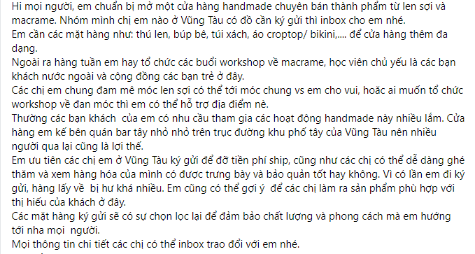 Không ít người thợ thủ công làm ra sản phẩm handmade không tìm được đầu ra trong khi các shop cần đa dạng hóa mặt hàng để trưng bày thu hút khách hàng. Đó là cơ sở cho hình thức ký gửi sản phẩm ra đời. Đây là hình thức hợp tác đôi bên cùng có lợi: bên ký gửi bán được sản phẩm còn bên nhận ký gửi không cần bỏ vốn mà vẫn có thể đa dạng hoá sản phẩm và kiếm thêm thu nhâp. Bài viết này Lenbiz.vn tập trung nói về những điều cần biết khi ký gửi sản phẩm len handmade nhé!