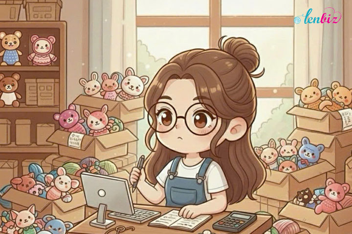 Một vài cách tính tiền sản phẩm móc len thường dùng trong cộng đồng lenbiz